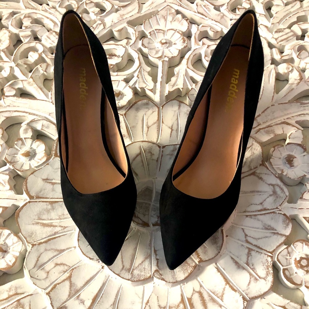 Madden black heels